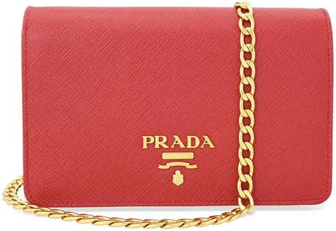 Prada Lux Saffiano Leather Crossbody Wallet 